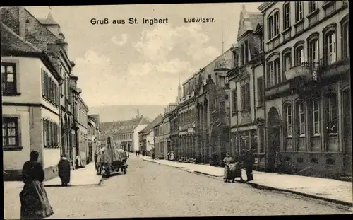 Ak Sankt Ingbert im Saarland, Ludwigstraße