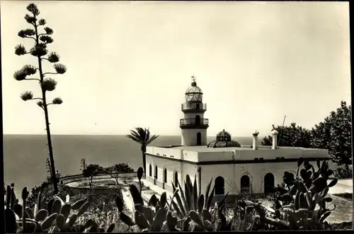 Ak Calella Katalonien, Der Leuchtturm, Le Phare