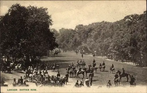 Ak London City England, Rotten Row