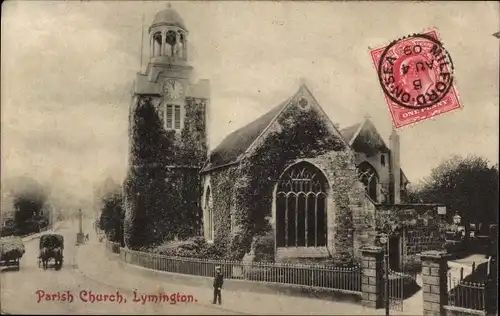 Ak Lymington South East England, Parish Church