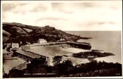 Ak Rozel Bay Kanalinsel Jersey, Harbour