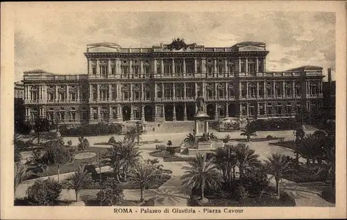 Ganzsachen Ak Roma Rom Lazio, Palazzo di Giustizia, Piazza Cavour