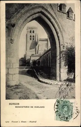 Ak Burgos Kastilien und León, Monasterio de Huelgas
