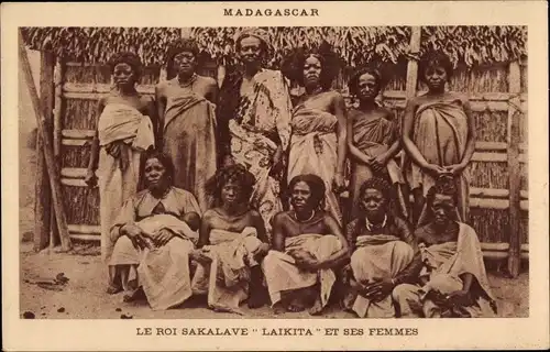 Ak Madagaskar, Le roi Sakalave Laikita et ses femmes