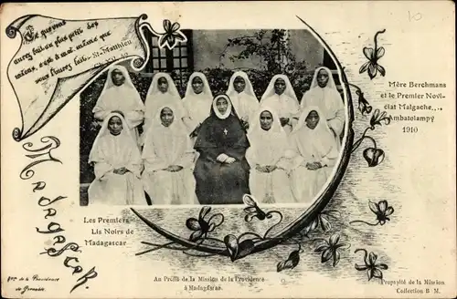 Ak Madagaskar, Mere Berchmans et le Premier Noviciat Malgache