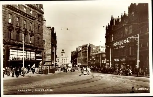 Ak Sheffield Yorkshire England, Fargate