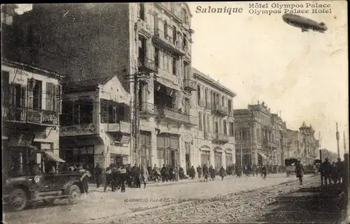 Ak Thessaloniki Salonique Griechenland, Hôtel Olympos Palace