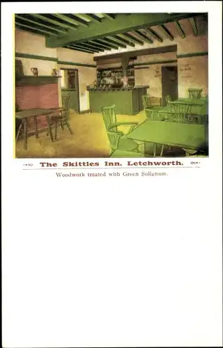 Ak Letchworth Garden City East England, The Skittles Inn