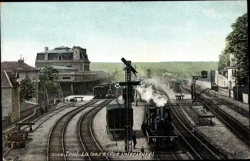 Ak Toul Lothringen Meurthe et Moselle, Interieur de la gare