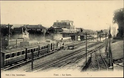 Ak Toul Meurthe et Moselle, Interieur de la Gare