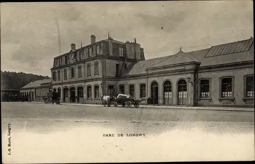 Ak Longwy Meurthe et Moselle, la Gare