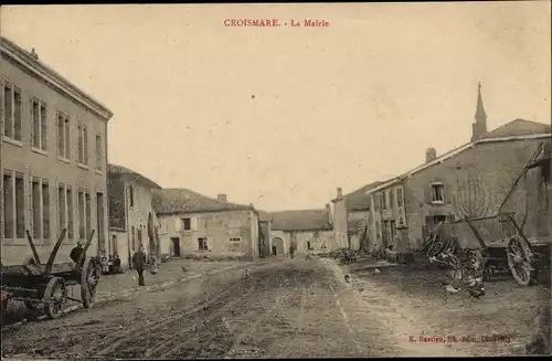 Ak Croismare Meurthe et Moselle, La Mairie