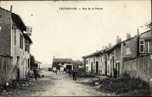 Ak Croismare Meurthe et Moselle, Rue de la Prairie