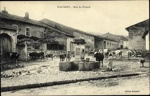 Ak Flavigny sur Moselle Meurthe et Moselle, Rue du Prieure