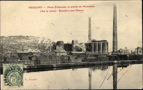 Ak Frouard Meurthe et Moselle, Hauts Fourneaux et acieries de Montataire