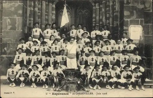 Ak Gerbeviller Meurthe et Moselle, Esperance, Juin 1908