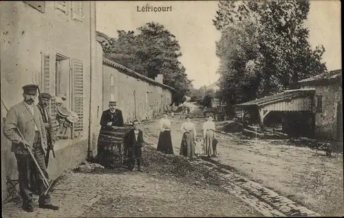 Ak Létricourt Meurthe et Moselle, Anwohner