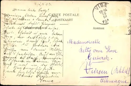 Ak Dynastie Belge 1910, Arbre Genealogique, Stammbaum belgisches Königshaus, Roi Albert, Leopold II