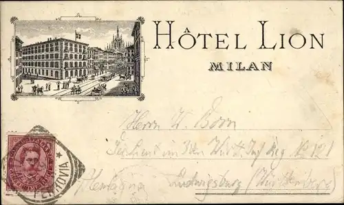 Litho Milano Mailand Lombardia, Hotel Lion