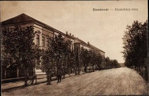 Ak Dombóvár Ungarn, Eszterhazy utca