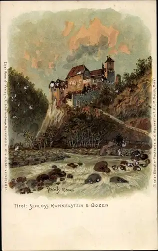 Künstler Litho Reisch, Renon Ritten Südtirol, Schloss Runkelstein, Castel Roncolo