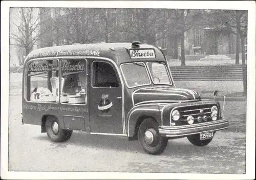 Sammelbild Das Kraftfahrzeug Nr. 405, Serie F Gruppe 1, Hanomag L28, Baujahr 1950