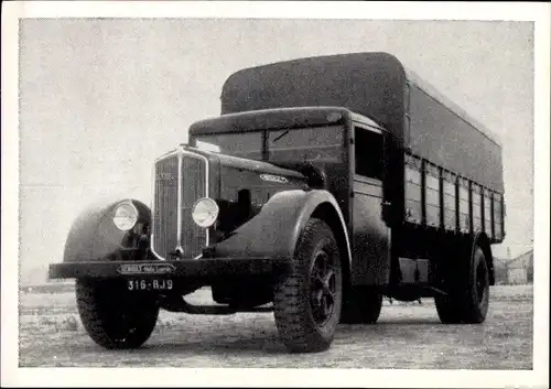 Sammelbild Das Kraftfahrzeug Nr. 489, Serie F Gruppe 2a, Renault AGKD, Baujahr 1937