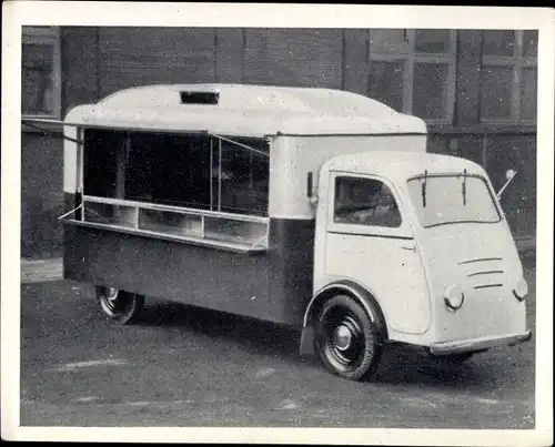 Sammelbild Auto und Flugzeug, Lastkraftwagen Nr. 21, Atlas 1000