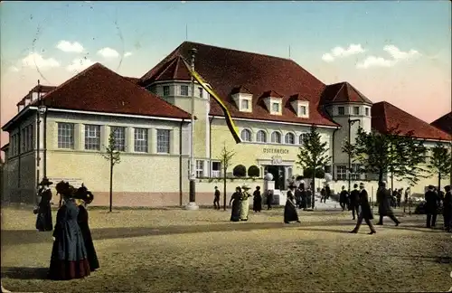 Ak Leipzig in Sachsen, Baufachausstellung 1913, Österreichisches Staatsgebäude