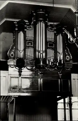 Ak Meppel Drenthe Niederlande, Orgel Chr. Geref. Kerk
