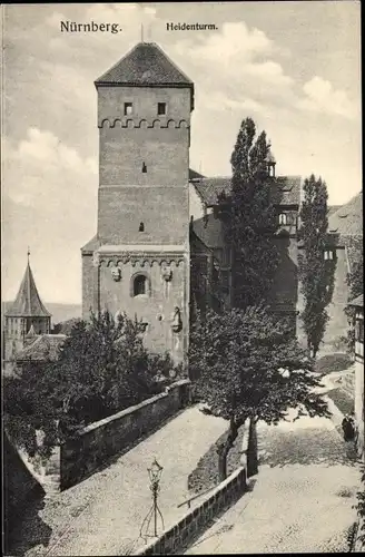Ak Nürnberg in Mittelfranken, Heidenturm