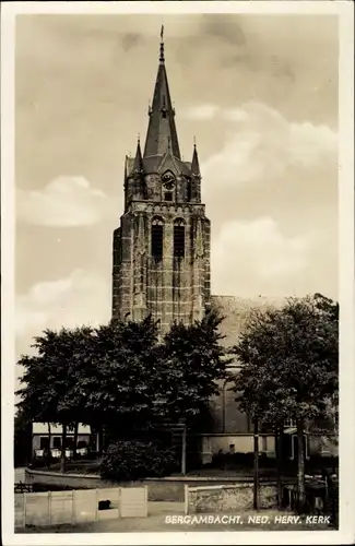 Ak Bergambacht Südholland, Ned. Herv. Kerk