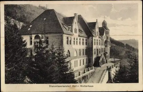 Ak Schwäbisch Hall in Württemberg, Diakonissenanstalt, Mutterhaus