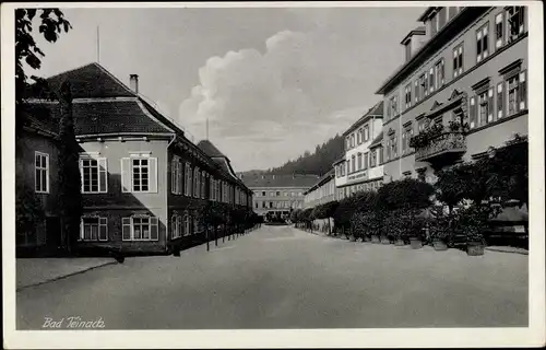 Ak Bad Teinach Zavelstein im Nordschwarzwald, Straßenpartie