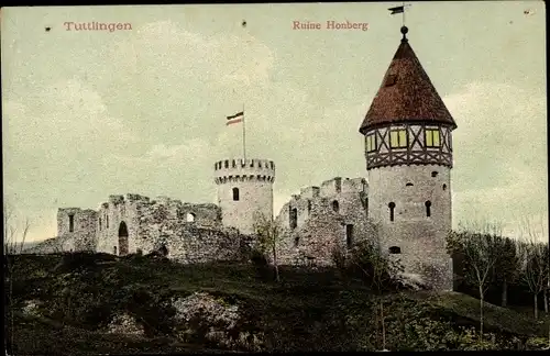 Ak Tuttlingen an der Donau Württemberg, Ruine Honberg