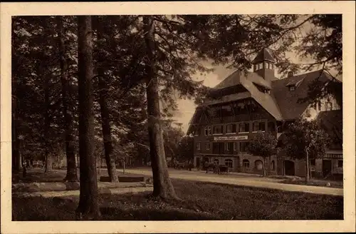 Ak Kniebis Freudenstadt im Nordschwarzwald, Kurhaus Kniebis Lamm