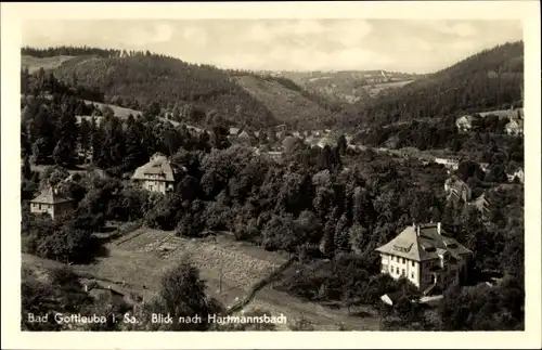 Ak Bad Gottleuba in Sachsen, Blick nach Hartmannsbach