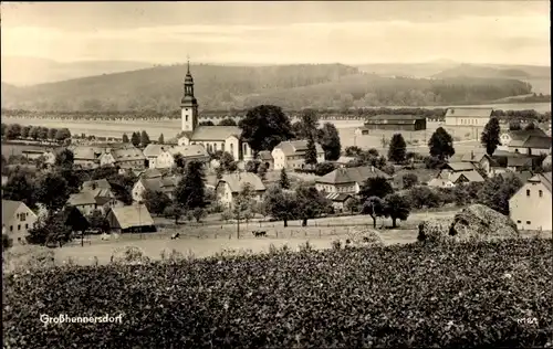 Ak Großhennersdorf Herrnhut in Sachsen, Panorama