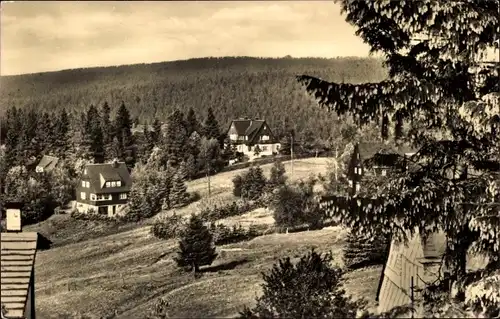 Ak Oberbärenburg Altenberg im Erzgebirge, Panorama