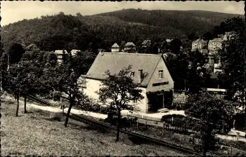 Ak Schmiedeberg Dippoldiswalde Erzgebirge, Blick auf die Friedenskapelle