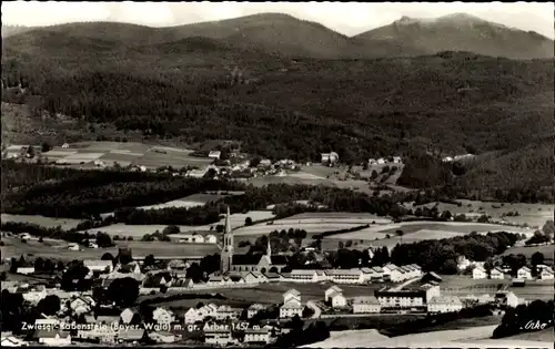 Ak Rabenstein Zwiesel im Bayerischen Wald, Panorama