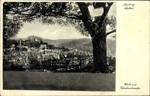 Ak Marburg an der Lahn, Panorama