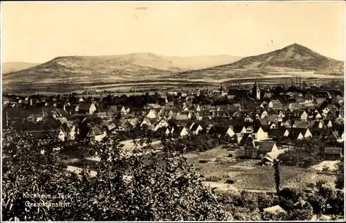 Ak Kirchheim unter Teck Württemberg, Panorama