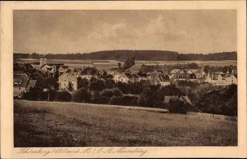 Ak Schömberg im Schwarzwald Württemberg, Panorama