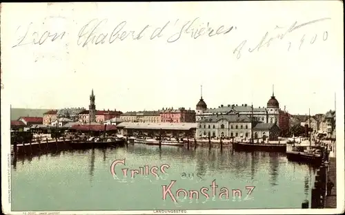 Litho Konstanz am Bodensee, Landungssteg