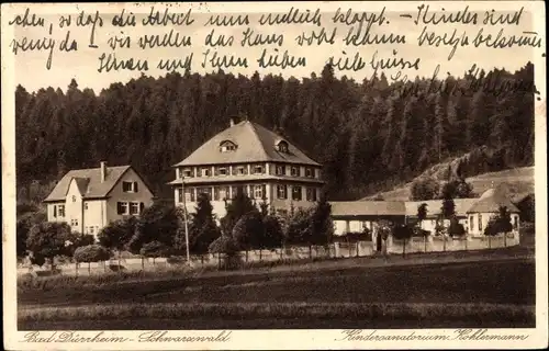 Ak Bad Dürrheim im Schwarzwald, Kindersanatorium Kohlermann