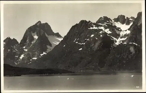 Ak Lofoten Norwegen, Landschaftsmotiv
