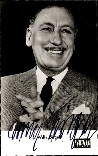 Ak Schauspieler Willy Birgel, Portrait, Autogramm