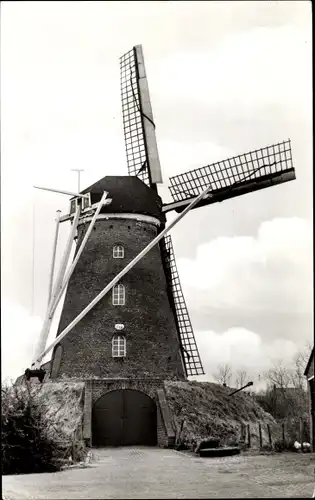 Ak Biervliet Zeeland Niederlande, Korenmolen De Harmonie