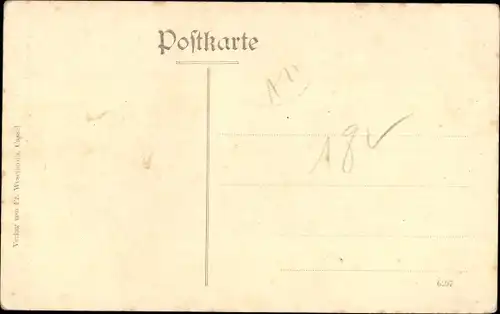Ak Hessisch Lichtenau in Hessen, Gesamtansicht, L. Wolff'sche Cigarrenfabrik, 25 Jahre 1909